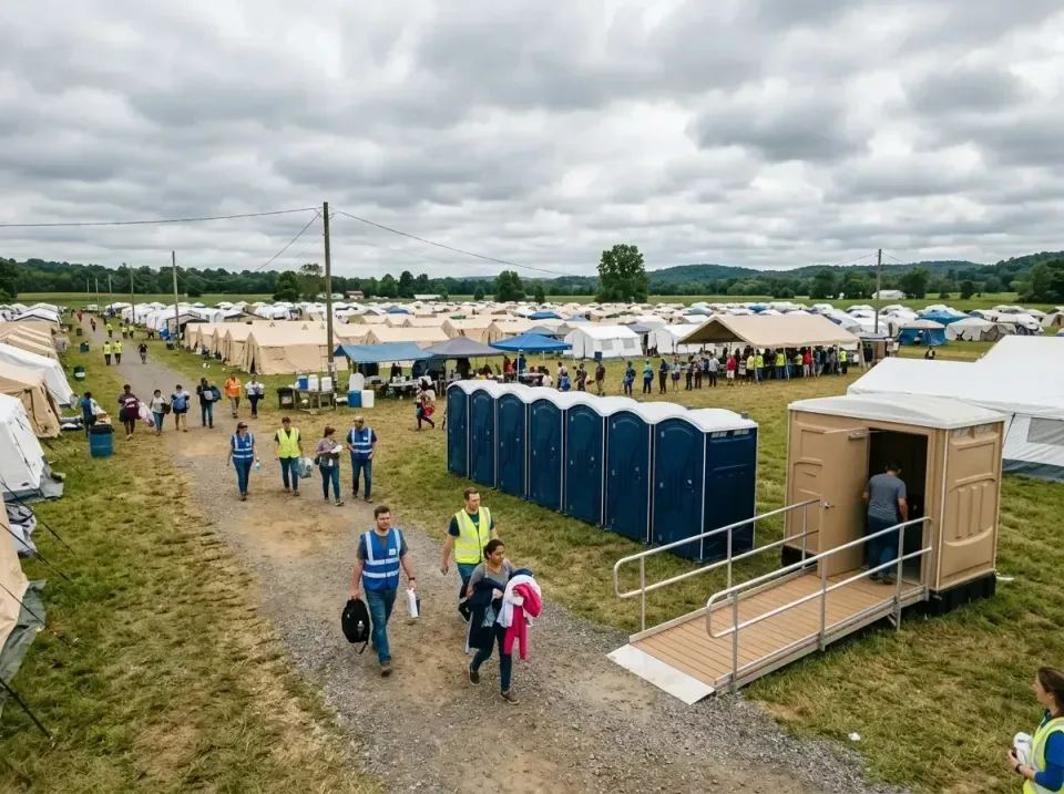 disaster-relief-camp-restrooms-010 — frequently asked questions, Dumpster & Portable Bathrooms Rental in Cloverleaf, TX